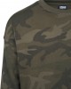 Мъжка блуза в цвят маслина с камуфлажни шарки Urban Classics Camo Crewneck, Urban Classics, Блузи - Complex.bg