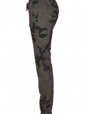 Дамски панталон в камуфлажен цвят Urban Classics Ladies Camo Jogging Pants 