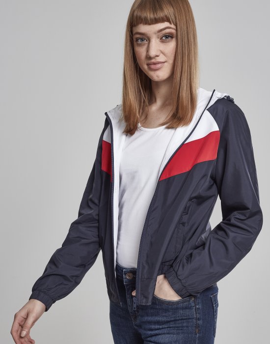 Дамско яке в три цвята Urban Classics Ladies 3-Tone Windbreaker, Urban Classics, Якета - Complex.bg