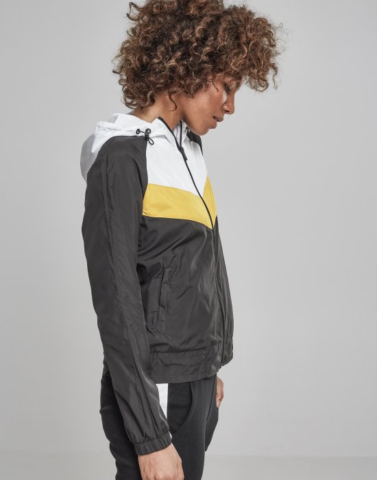 Дамско яке в три цвята Urban Classics Ladies 3-Tone Windbreaker, Urban Classics, Якета - Complex.bg