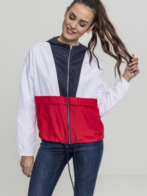 Дамско яке в три цвята от Urban Classics Ladies 3-Tone Oversize Windbreaker  Дамско яке в три цвята от Urban Classics Ladies 3-Tone Oversize Windbreaker