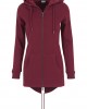 Дамско яке в цвят бургунди Urban Classics Ladies Sweat Parka, Urban Classics, Якета - Complex.bg