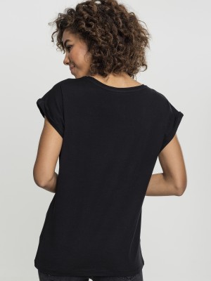 Черна дамска тениска Mister Tee NASA Insignia