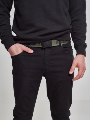 Текстилен колан URBAN CLASSICS JAQUARD LOGO