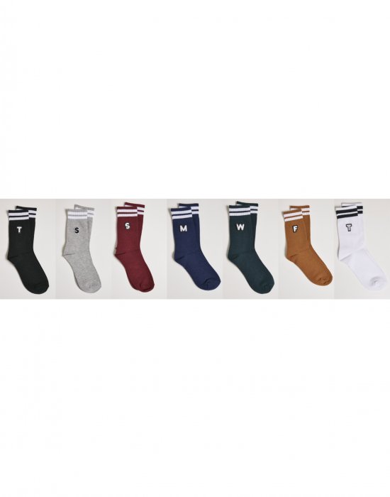 Седем чифта чорапи URBAN CLASSICS COLLEGE LETTER, Urban Classics, Чорапи - Complex.bg