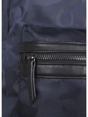 Раница в син камуфлаж URBAN CLASSICS CAMO JACQUARD 