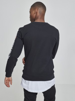 Мъжка блуза Mister Tee NASA в черен цвят