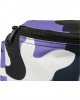 Чанта за рамо в лилав камуфлаж URBAN CLASSICS CAMO HIP-BAG ULTRAVIOLET CAMO, Urban Classics, Чанти и Раници - Complex.bg