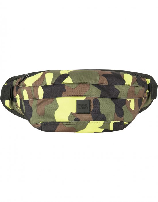 Чанта за рамо в жълт камуфлаж URBAN CLASSICS CAMO SHOULDER BAG, Urban Classics, Чанти и Раници - Complex.bg