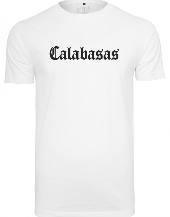 Мъжка тениска в бяло Turn Up Calabasas, Thug Life, Тениски - Complex.bg