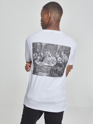 Мъжка тениска Mister Tee Clique в бял цвят