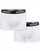 Два чифта боксерки в бял цвят Brandit Boxershorts Logo 2er Pack wht/wht, Brandit, Мъже - Complex.bg