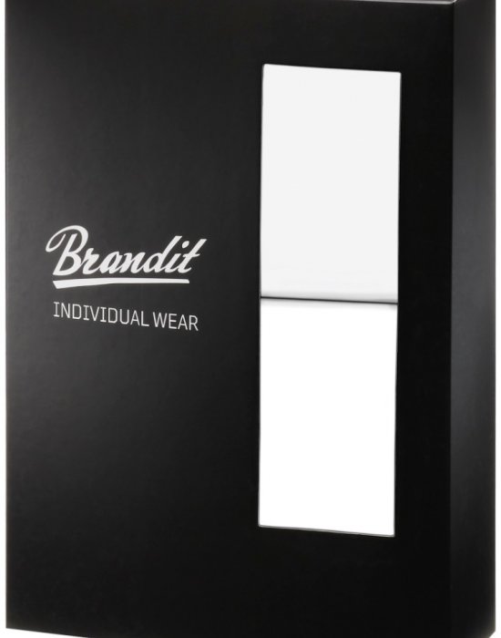Два чифта боксерки в бял цвят Brandit Boxershorts Logo 2er Pack wht/wht, Brandit, Мъже - Complex.bg