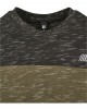 Мъжка тениска в мраморно масленозелен цвят Southpole Color Block Tech Tee marled olive, Southpole, Тениски - Complex.bg