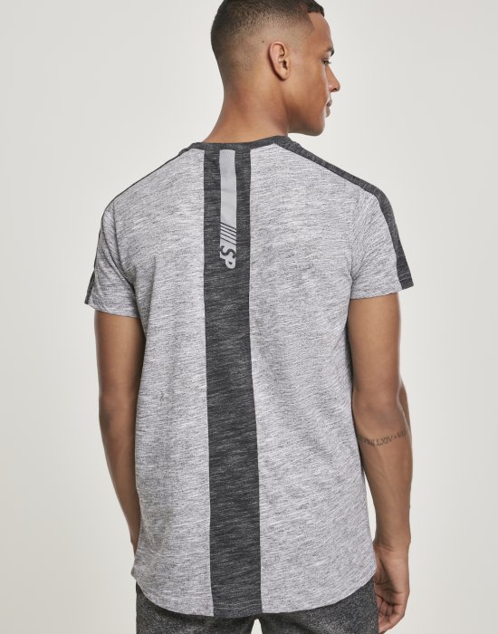 Купи Мъжка тениска в мраморно сив цвят Southpole Shoulder Panel Tech Tee marled grey, Southpole, Тениски онлайн - Complex.bg Мъжка тениска в мраморно сив цвят Southpole Shoulder Panel Tech Tee marled grey, Southpole, Тениски - Complex.bg