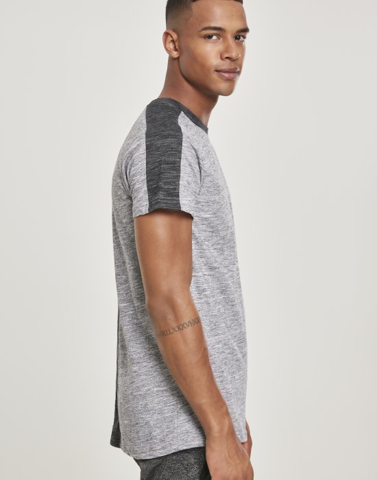 Купи Мъжка тениска в мраморно сив цвят Southpole Shoulder Panel Tech Tee marled grey, Southpole, Тениски онлайн - Complex.bg Мъжка тениска в мраморно сив цвят Southpole Shoulder Panel Tech Tee marled grey, Southpole, Тениски - Complex.bg