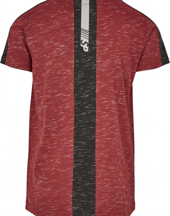 Купи Мъжка тениска в мраморно червен цвят Southpole Shoulder Panel Tech Tee marled red, Southpole, Тениски онлайн - Complex.bg Мъжка тениска в мраморно червен цвят Southpole Shoulder Panel Tech Tee marled red, Southpole, Тениски - Complex.bg
