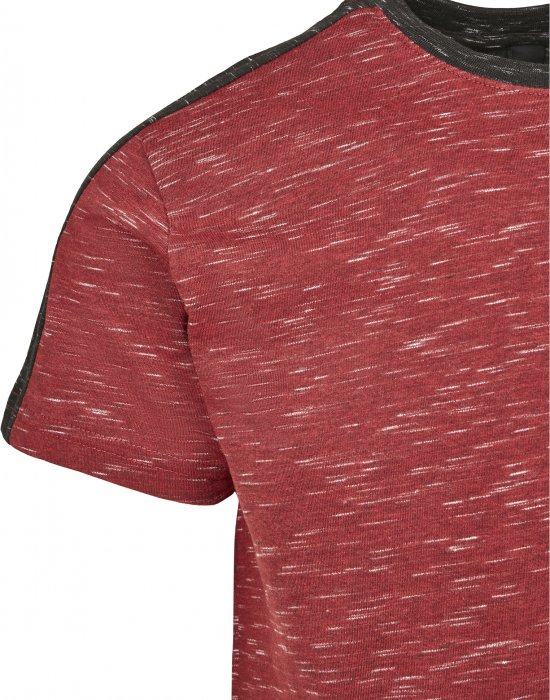 Купи Мъжка тениска в мраморно червен цвят Southpole Shoulder Panel Tech Tee marled red, Southpole, Тениски онлайн - Complex.bg Мъжка тениска в мраморно червен цвят Southpole Shoulder Panel Tech Tee marled red, Southpole, Тениски - Complex.bg