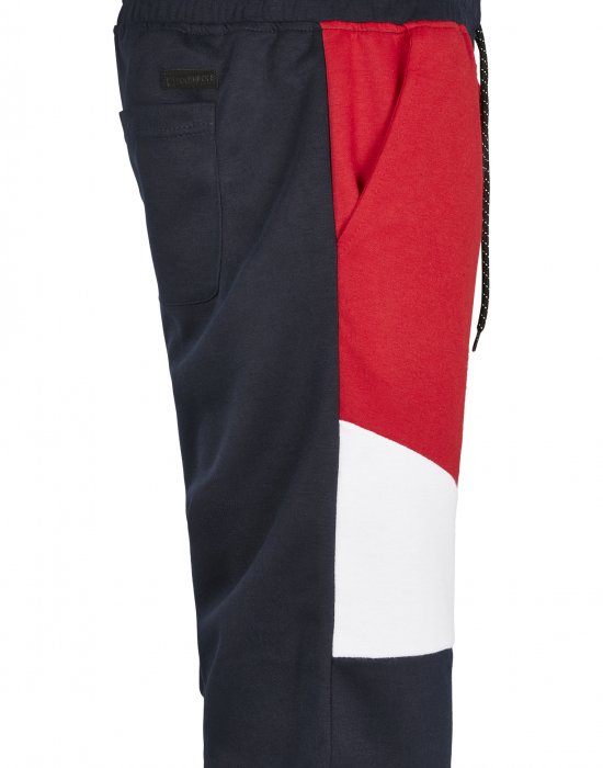 Мъжки къси панталони в тъмносин цвят Southpole Color Block Tech Fleece Shorts navy, Southpole, Къси панталони - Complex.bg