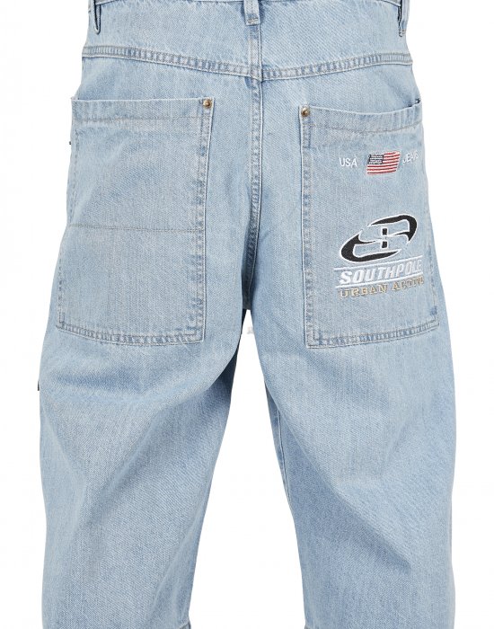 Мъжки къси дънкови панталони в светлосин цвят Southpole Denim Shorts light blue, Southpole, Къси панталони - Complex.bg