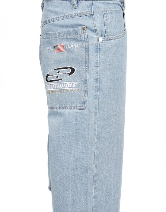 Мъжки къси дънкови панталони в светлосин цвят Southpole Denim Shorts light blue, Southpole, Къси панталони - Complex.bg