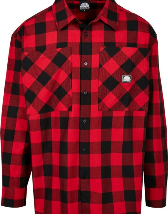 Мъжка риза в червен цвят Southpole Check Flannel Shirt red, Southpole, Ризи - Complex.bg