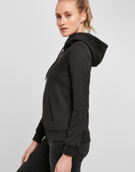 Дамски суичър в черен цвят Mister Tee Ladies Moth Hoody black, Mister Tee, Суичъри - Complex.bg