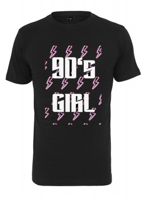 Дамска тениска в черен цвят Merchcode Ladies 90ies Girl Tee black 