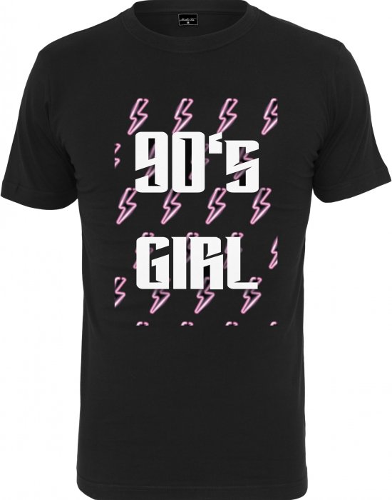 Дамска тениска в черен цвят Merchcode Ladies 90ies Girl Tee black, MERCHCODE, Тениски - Complex.bg