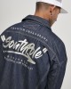 Мъжко дънково яке в цвят индиго Southpole Script Denim Jacket raw indigo, Southpole, Якета Пролет / Есен - Complex.bg