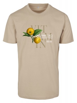 Дамска тениска в бежов цвят Merchcode Ladies Vitamin C Tee sand 