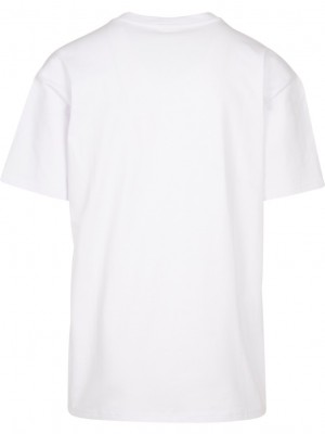 Мъжка тениска в бял цвят Mister Tee Biggie Ready To Die Oversize Tee white 