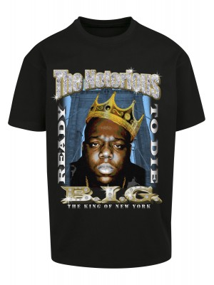Мъжка тениска в черен цвят Biggie Crown Oversize Tee black 