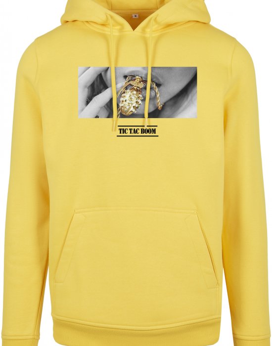 Мъжки суичър в жълт цвят Mister Tee Boom Hoody taxi yellow, Mister Tee, Суичъри - Complex.bg