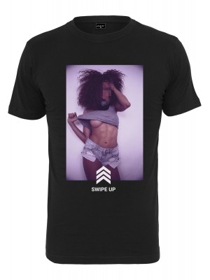 Мъжка тениска в черен цвят Mister Tee Swipe Up Tee black 