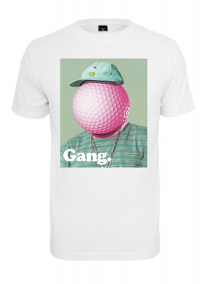 Мъжка тениска в бял цвят Mister Tee Golf Gang Tee white 