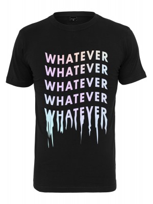 Мъжка тениска в черен цвят Mister Tee Whatever Repetition Tee black 