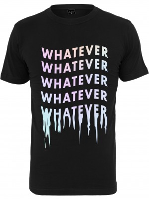 Мъжка тениска в черен цвят Mister Tee Whatever Repetition Tee black 