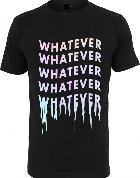 Мъжка тениска в черен цвят Mister Tee Whatever Repetition Tee black, Mister Tee, Тениски - Complex.bg