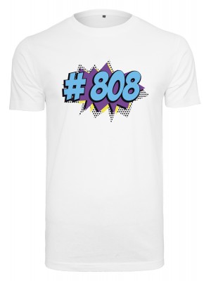 Мъжка тениска в бял цвят Mister Tee 808 Pop Tee white 