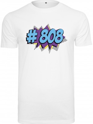Мъжка тениска в бял цвят Mister Tee 808 Pop Tee white 