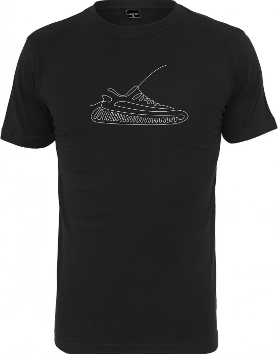 Мъжка тениска в черен цвят Mister Tee One Line Sneaker Tee black, Mister Tee, Тениски - Complex.bg