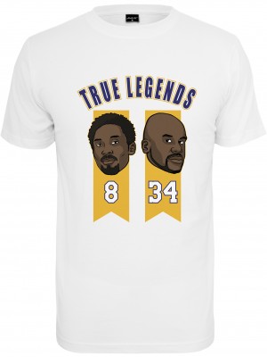 Мъжка тениска в бял цвят Mister Tee True Legends 2.0 Tee white