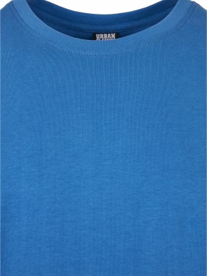 Мъжка тениска в синьо Urban Classics Long Shaped Turnup 