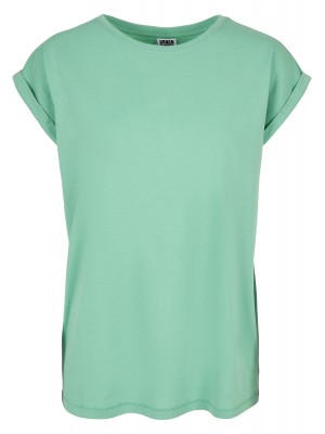 Дамска тениска в цвят мента от Urban Classics Ladies Extended Shoulder