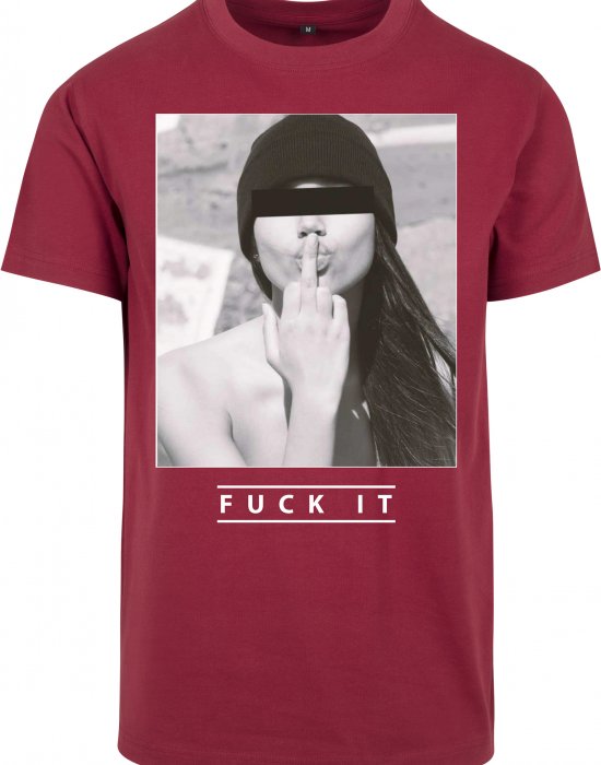 Мъжка тениска Mister Tee F#?KIT Tee burgundy, Mister Tee, Тениски - Complex.bg