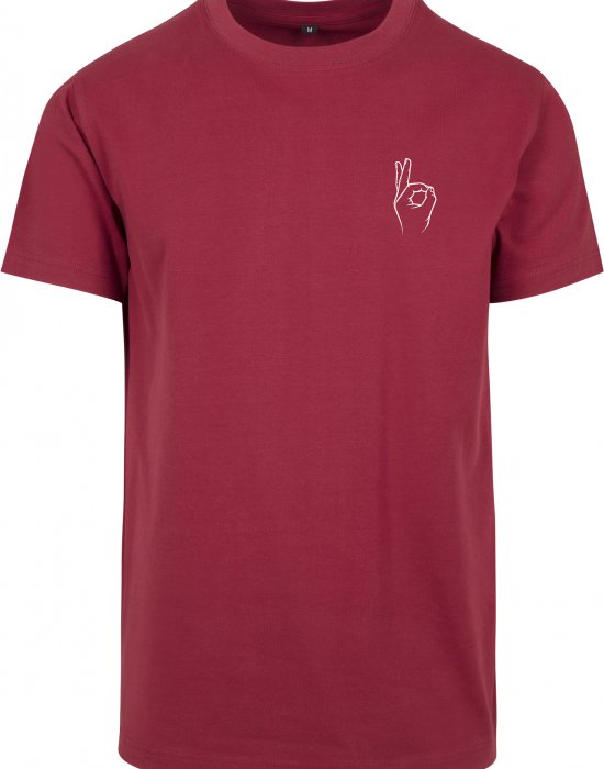 Мъжка тениска в цвят бургунди Mister Tee Easy Sign Tee burgundy, Mister Tee, Тениски - Complex.bg