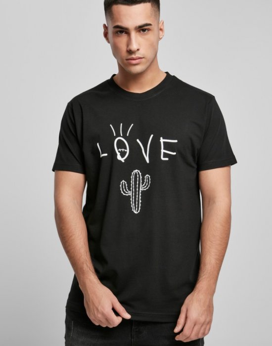 Мъжка тениска в черен цвят Mister Tee Love Cactus Tee black, Mister Tee, Тениски - Complex.bg