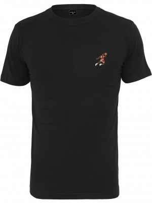 Мъжка тениска в черен цвят Mister Tee Small Basketball Player Tee black 