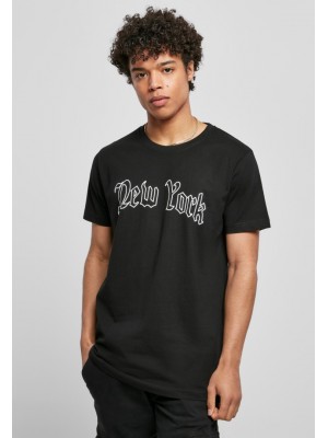 Мъжка тениска в черен цвят MIster Tee New York Wording Tee black 